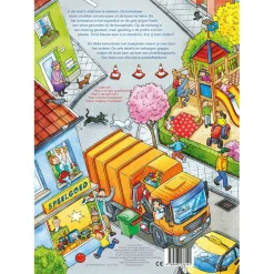 Waar is de blauwe auto?