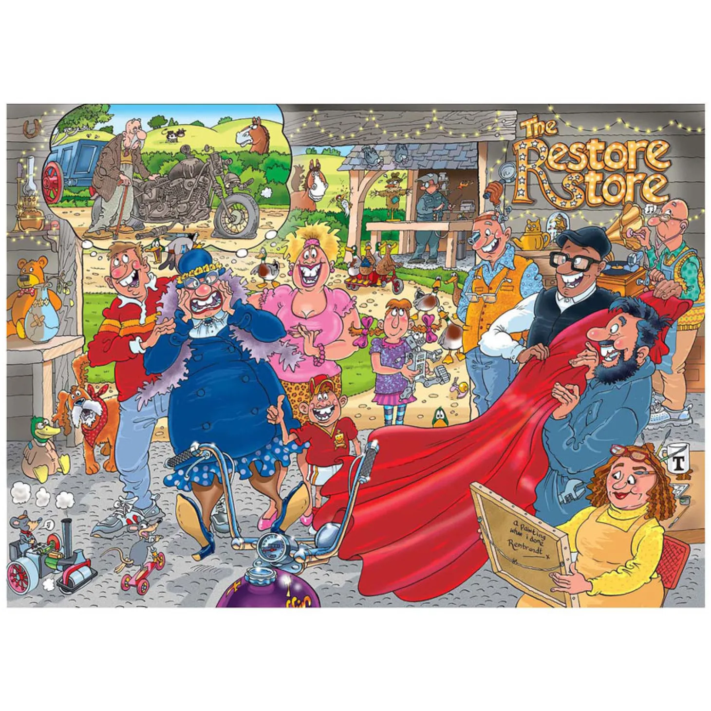 Wasgij Orignal 41 Legpuzzel - Motormake-Over, 1000st.