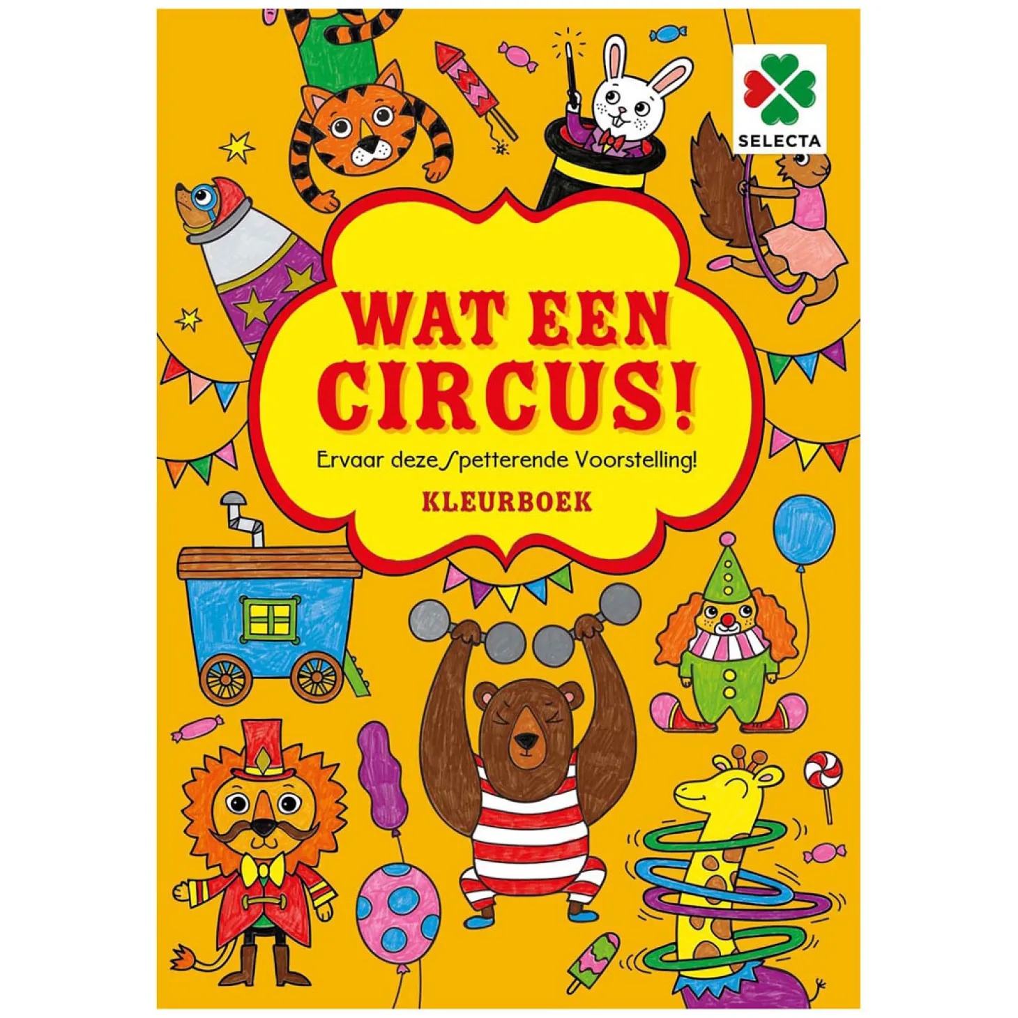 Wat in Circus! Kleurboek