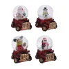 Waterbal Kerstfiguur in Auto, 6,5cm