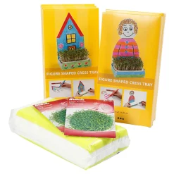 Waterkersbakje met Figuur Wit, 30st.