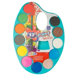 Waterverfpalet, 12 Kleuren