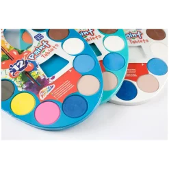 Waterverfpalet, 12 Kleuren