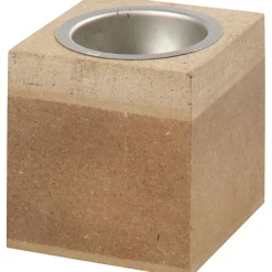 Waxinelichthouder Hout, 6cm