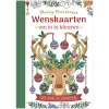 Wenskaarten om in te kleuren - Merry Christmas