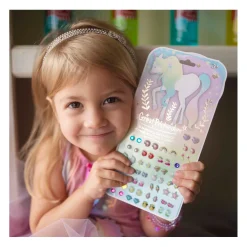 Whimsical Unicorn Plakoorbellen - 30 paar