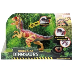 World of Dinosaurs Dilophosaurus, Beweegbare Dino met Geluid