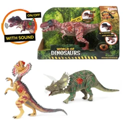 World of Dinosaurs Dilophosaurus, Beweegbare Dino met Geluid
