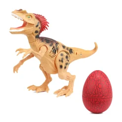 World of Dinosaurs Dino met Geluid en Ei Oranje