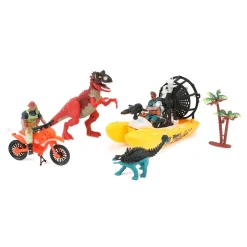 World of Dinosaurs Speelset - Boot en Motor met Dino's