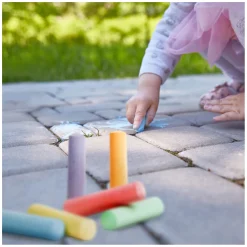 World of Dinosaurs Stoepkrijt Dino met Sjablonen, 10dlg.