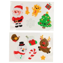 XMAS Diamond Painting Stickers, 12st.