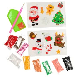 XMAS Diamond Painting Stickers, 12st.