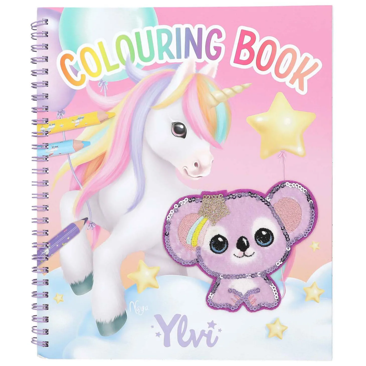 Ylvi & the Minimoomis Kleurboek met Eenhoorn Pailletten