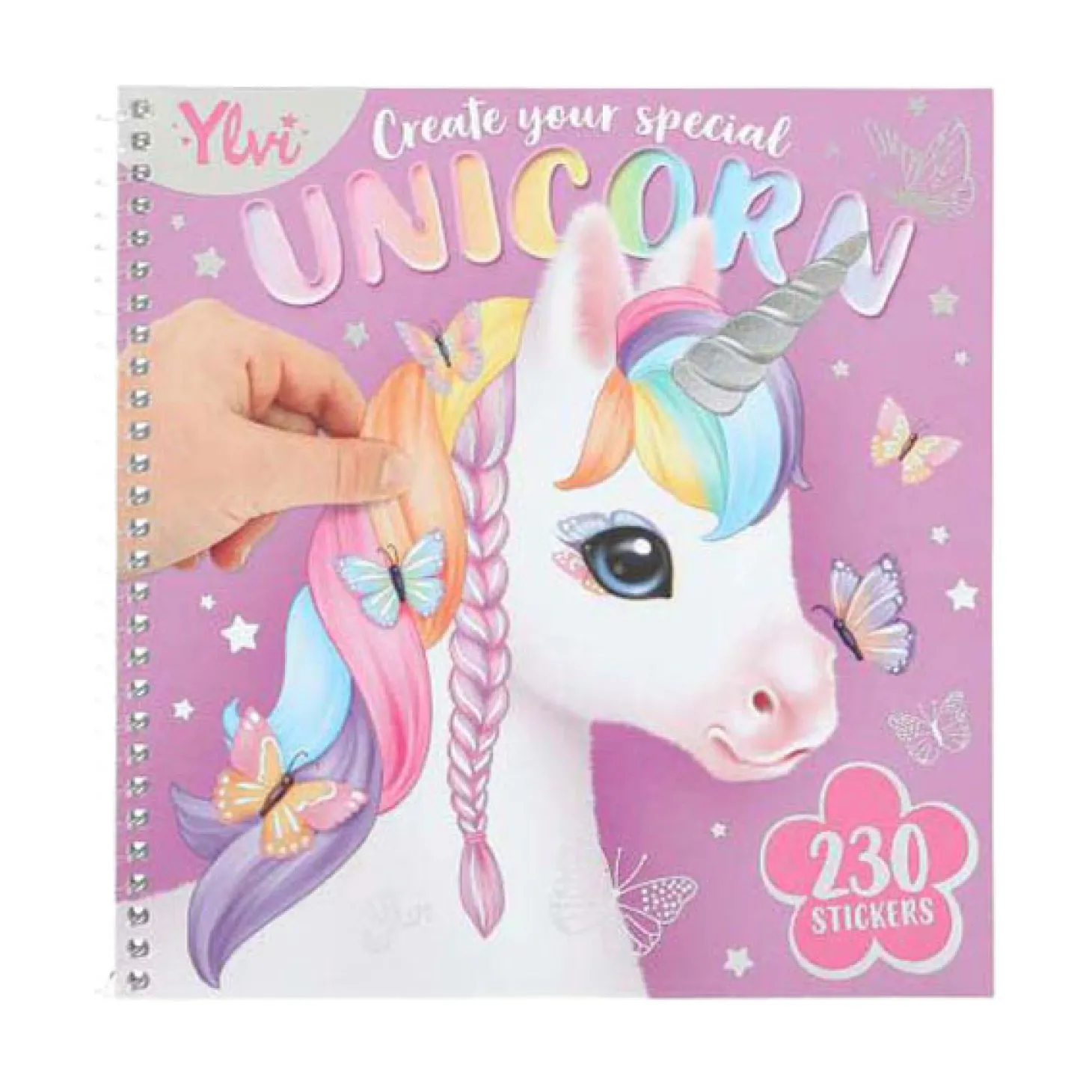 Ylvi Create Your Unicorn Dress me Up - Stickerboek
