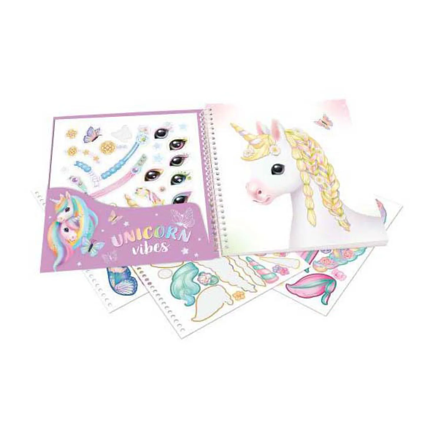Ylvi Create Your Unicorn Dress me Up - Stickerboek