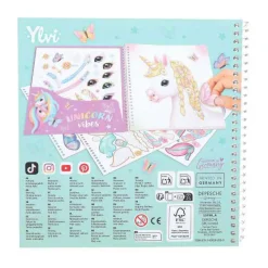 Ylvi Create Your Unicorn Dress me Up - Stickerboek