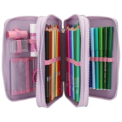 Ylvi 3-vaks Etui met Geborduurde Vleugels