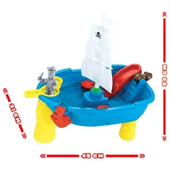 Zand - en Watertafel Piratenboot, 19dlg.