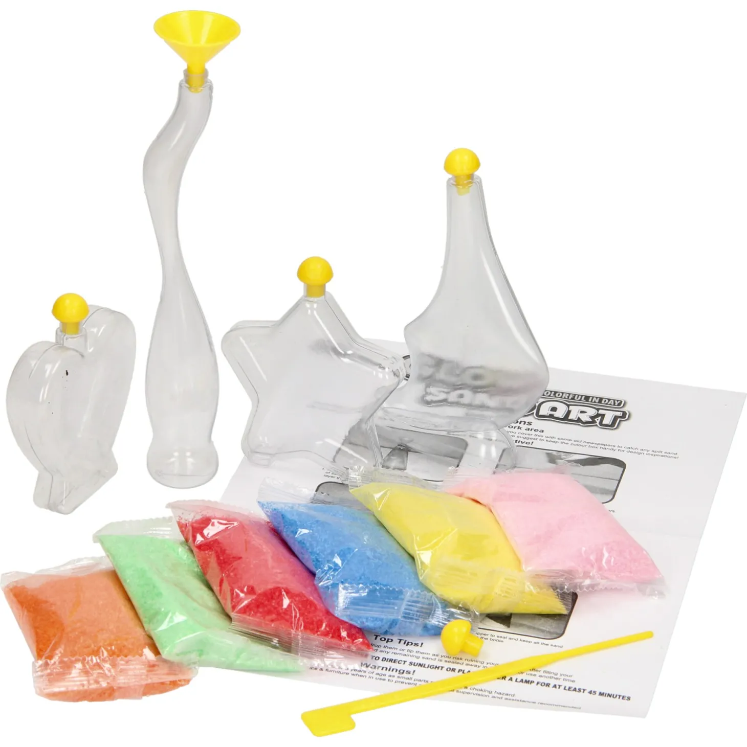 Zandkunst Glow in the Dark XL, 13dlg.