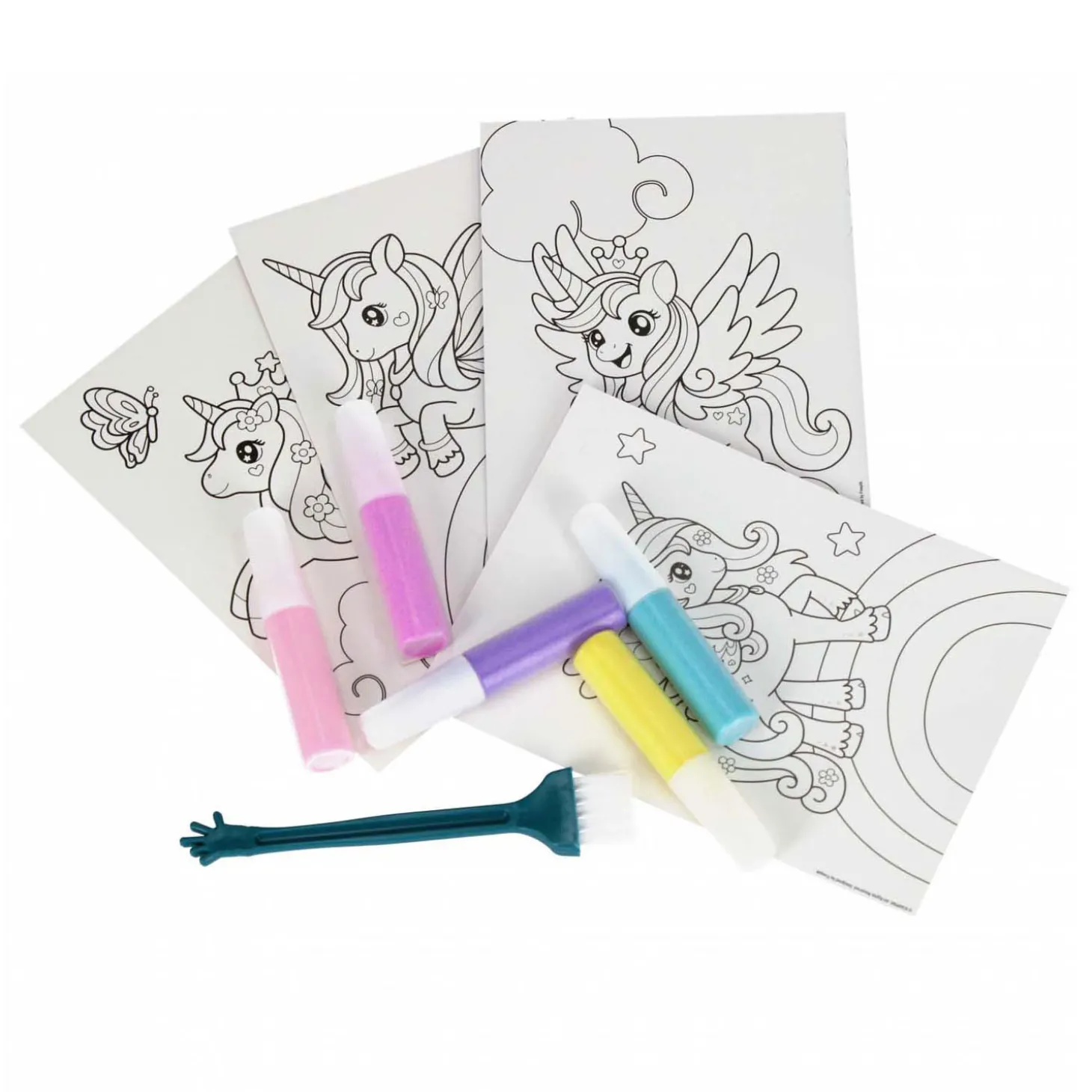 Zandschilder Set Kleurplaten, 4st.