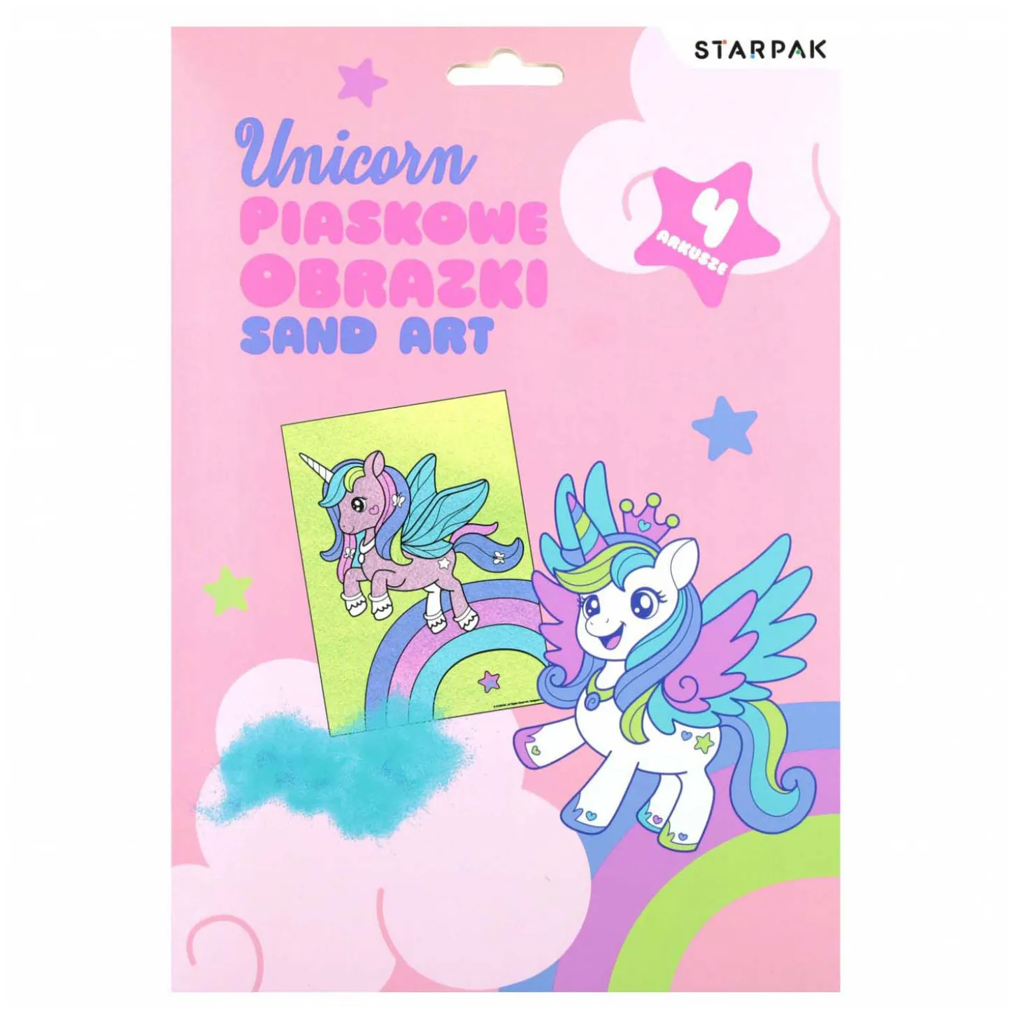 Zandschilder Set Kleurplaten, 4st.