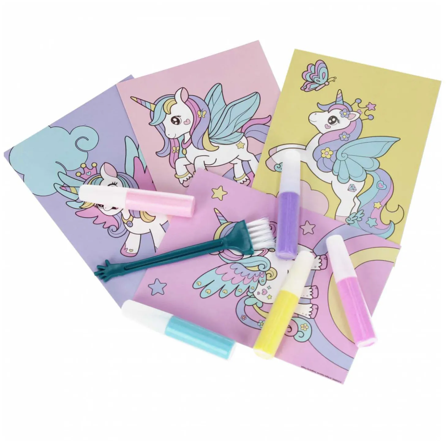 Zandschilder Set Kleurplaten, 4st.