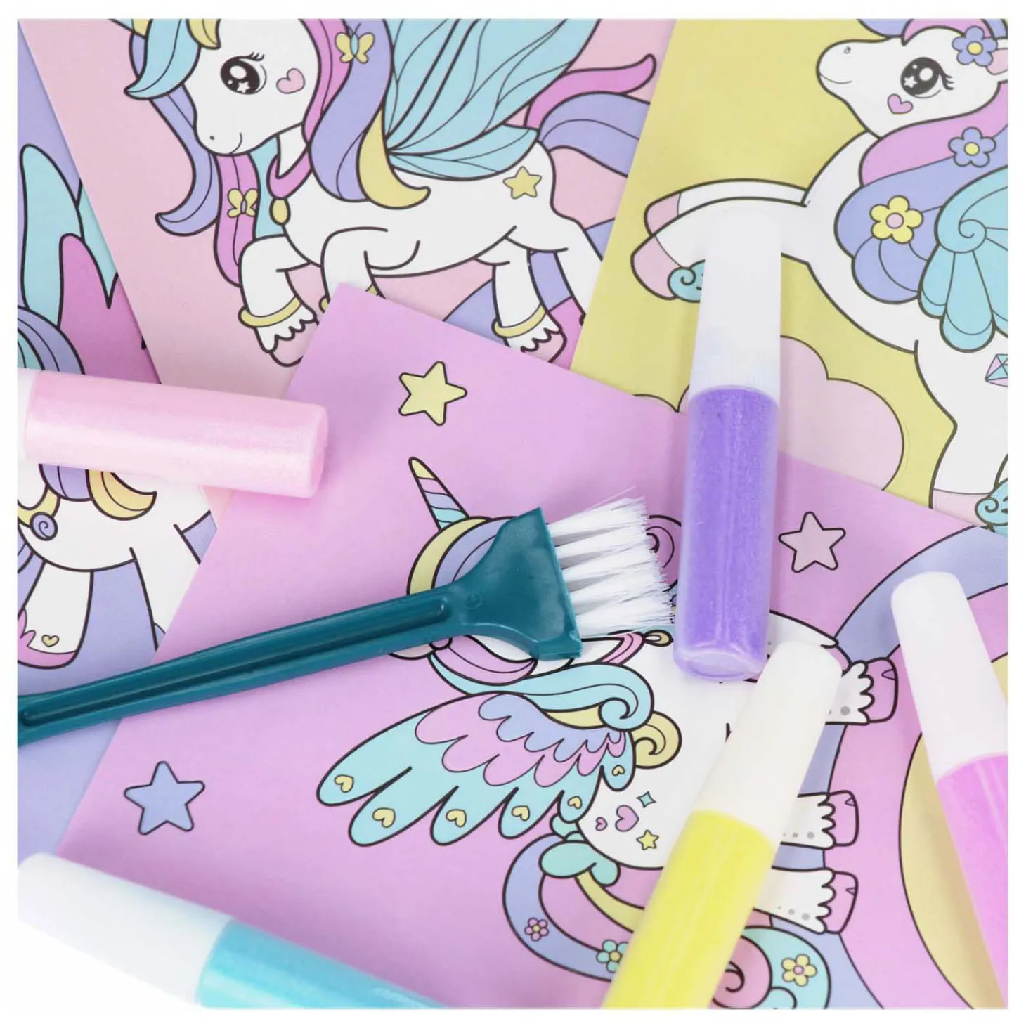 Zandschilder Set Kleurplaten, 4st.