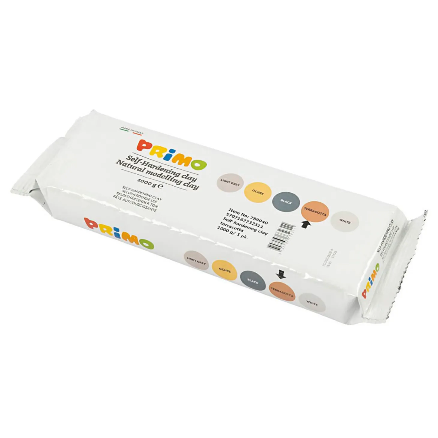 Zelfhardende Boetseerklei Terracotta, 1000gr