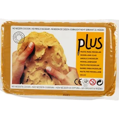 Zelfhardende Klei, Currykleur, 1000 gr