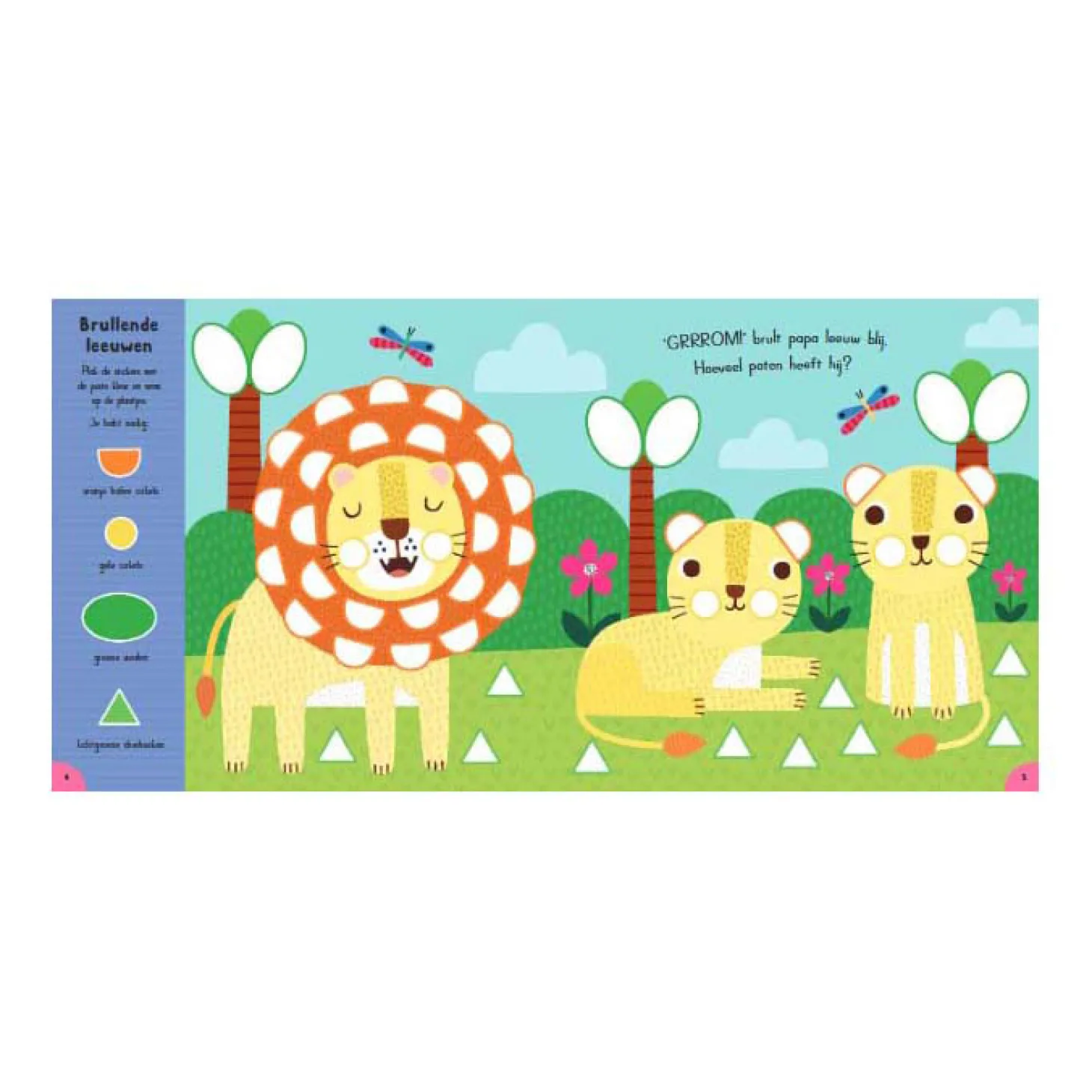 Zoek en Plak - In De Jungle Stickerboek