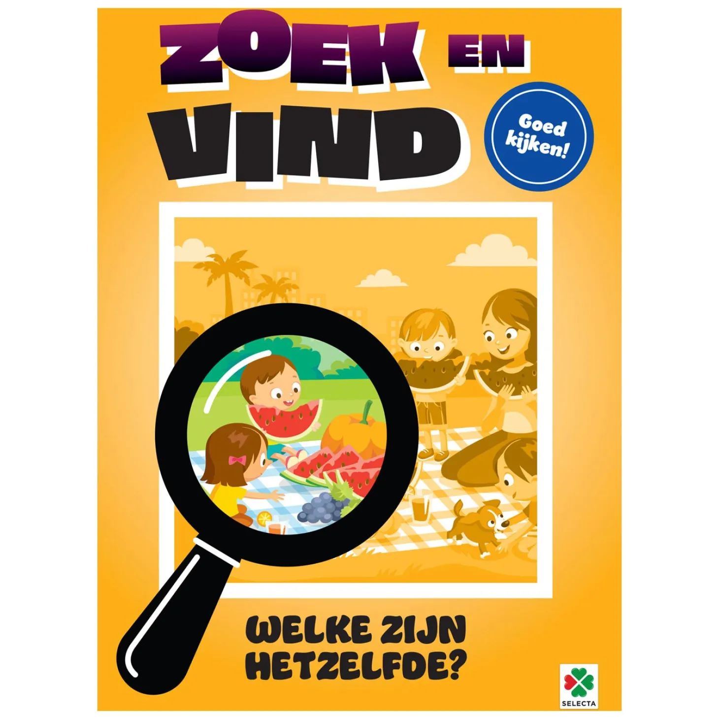 Zoek en vind: Welke zijn hetzelfde? Doeboek
