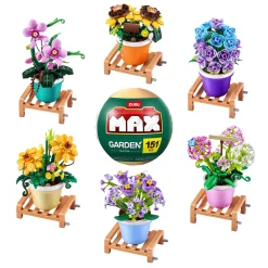 ZURU Max Premium Garden Pot Plants - Bouwspeelset in Verrassingsbal