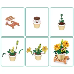 ZURU Max Premium Garden Pot Plants - Bouwspeelset in Verrassingsbal