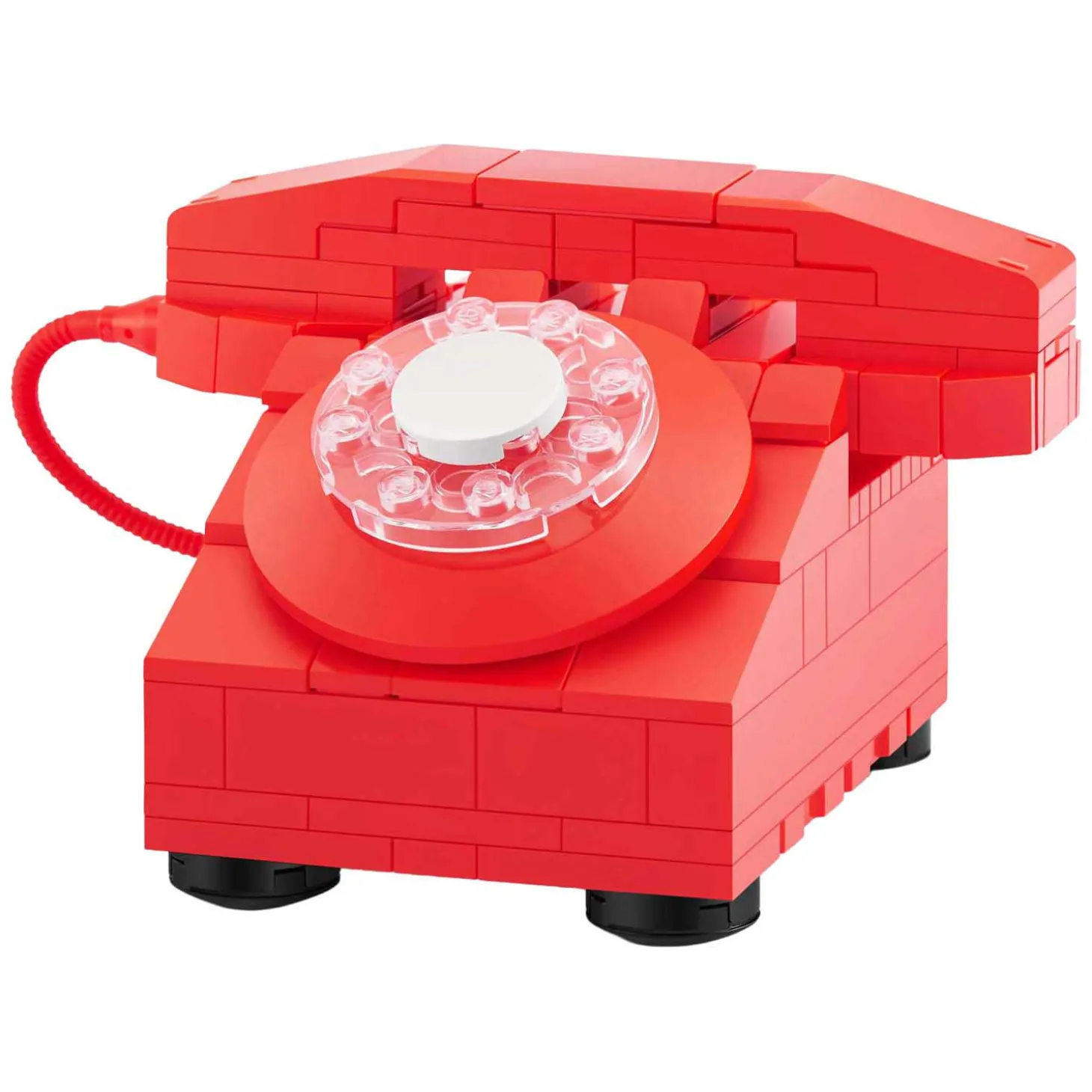 ZURU Max Premium Retro Telefoon Bouwset in Verrassingsbal - 141dlg.