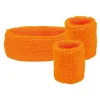 Zweetbanden Neon Oranje, 3st.